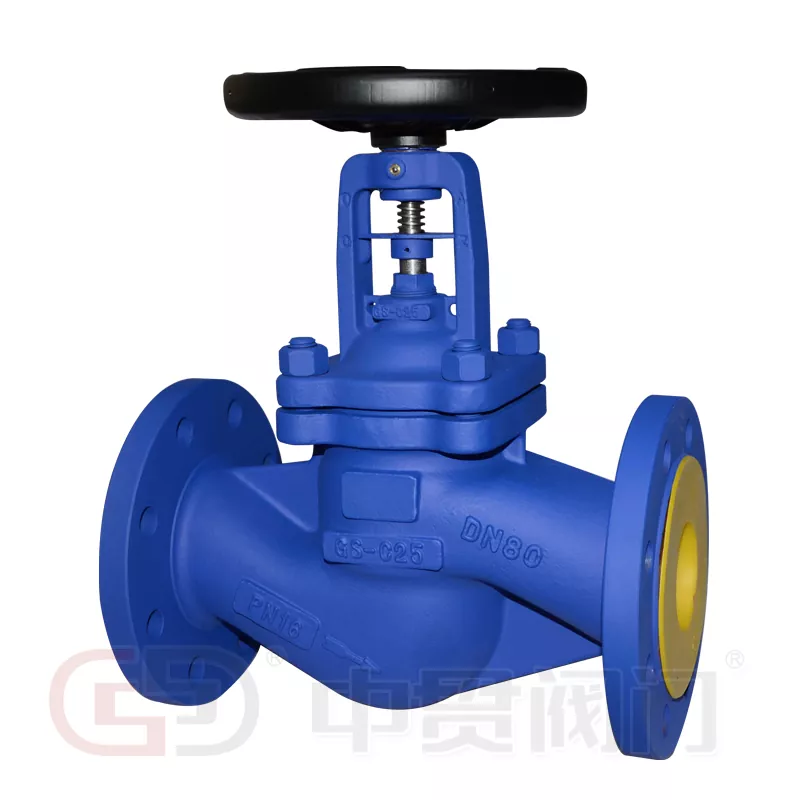 Din စံဖိုကို Globe Valve ကိုတံဆိပ်ခတ်ထားသည်