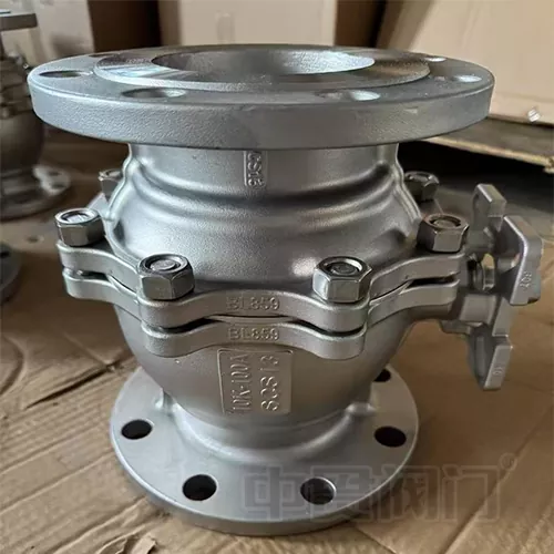 JIS 10K သို့မဟုတ် 15K မြင့်မားသောပလက်ဖောင်းသံမဏိဘောလုံးအဆို့ရှင်