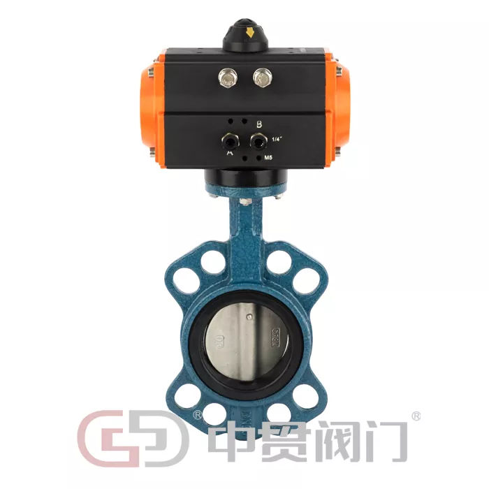 pneumatic actuated လိပ်ပြာအဆို့ရှင်